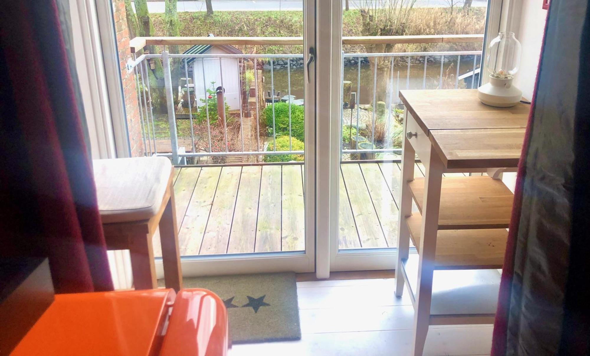 Gaestehaus Kajuete Direkt Am Wasser フリードリッヒシュタット エクステリア 写真