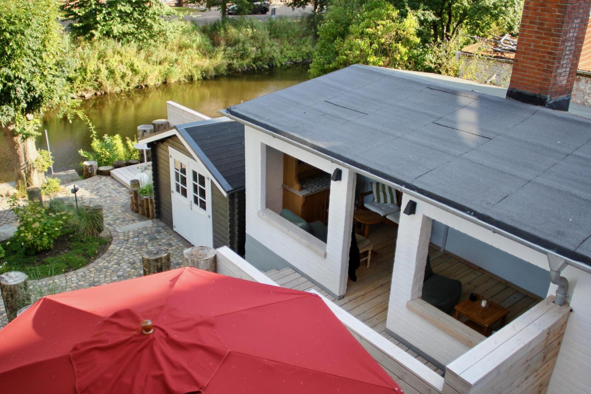Gaestehaus Kajuete Direkt Am Wasser フリードリッヒシュタット エクステリア 写真